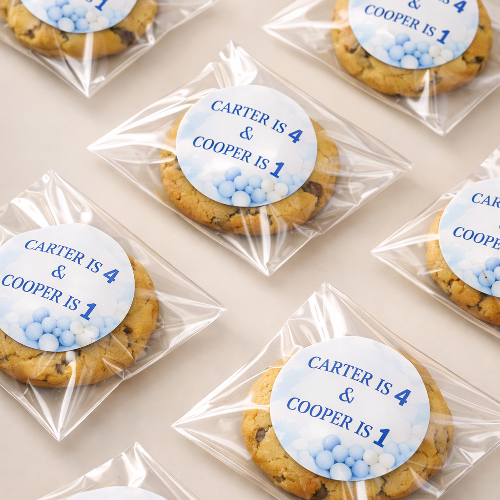 Custom Wrapped Mini Cookies
